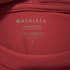 Athleta Sunchaser Performance Long Sleeve in Coral